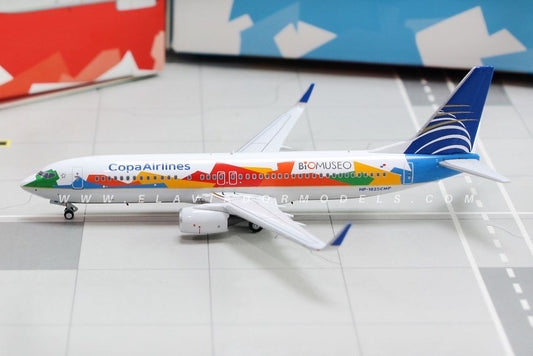 New release from El Aviador Models now in-stock! 1/400 Copa Airlines B 737-800 "BioMuseo" El Aviador Models EAV400-1825 (06/29/2022)