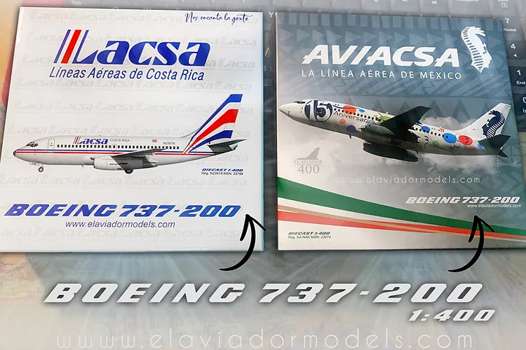 *1/400 LACSA B 737-200 El Aviador Models EAV400-239