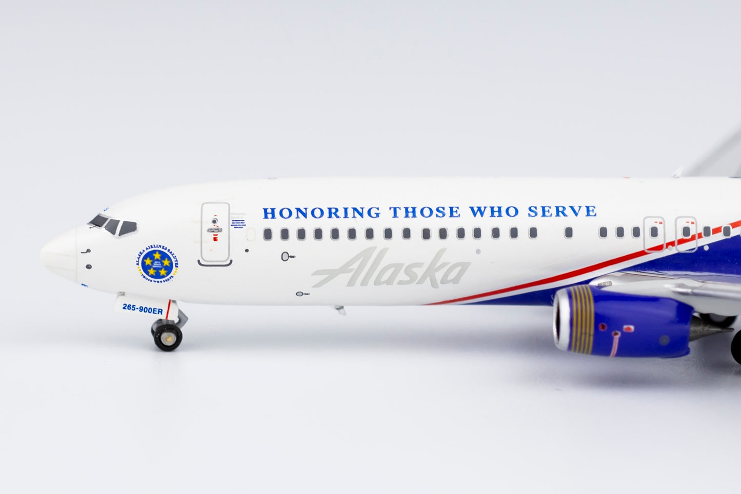 *1/400 Alaska Airlines B 737-900ER/w "Honoring Those Who Serve" NG Models 79007