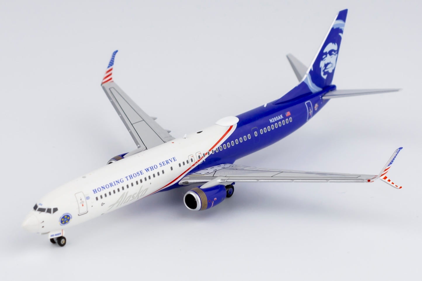 *1/400 Alaska Airlines B 737-900ER/w "Honoring Those Who Serve" NG Models 79007