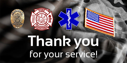 Now introducing new discounts for Military and First Responders! (06/24/2022)
