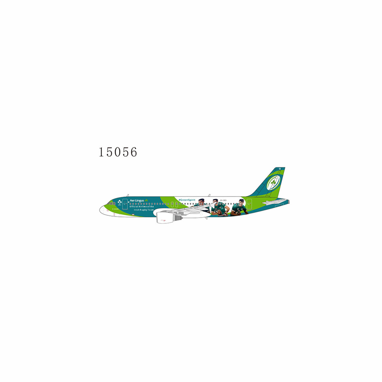 *1/400 Aer Lingus A320-200 Irish Rugby Team Livery EI-DEI 15056