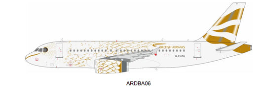 1:400 ARD200 ARDBA07 British Airways Airbus A319-131