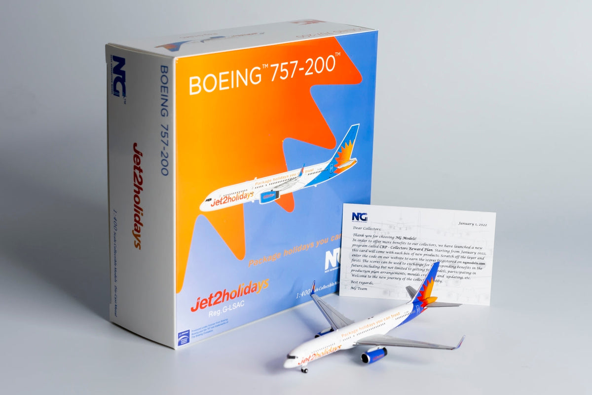 * 1/400 Jet2 Holidays B 757-200/w NG Models 53182
